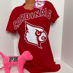 Victoria’s Secret PINK M Logo University of Louisville Sleep Dress T-shirt
